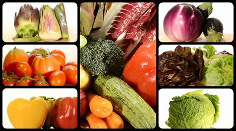 Fresh vegetables 스톡 동영상 33654739