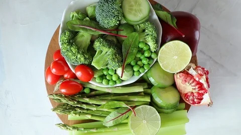 Fresh vegetables Stock Footage 101883432