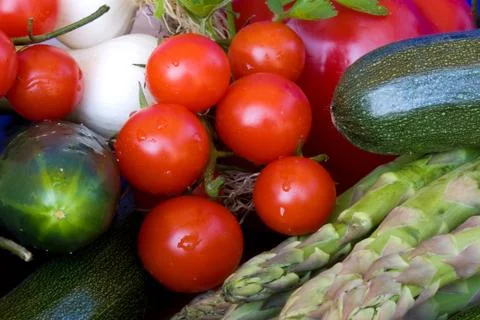 Fresh vegetables Stock Photos
