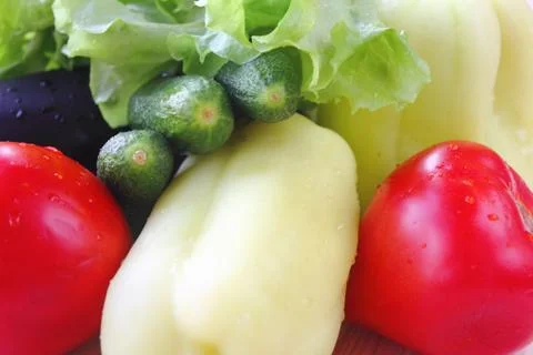 Fresh vegetables Stockfoto's