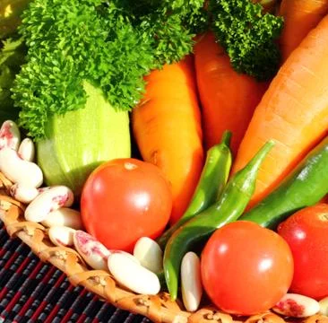 Fresh vegetables Stock Photos