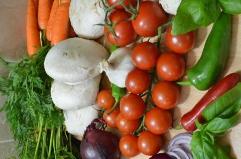 Fresh vegetables Stock Photos