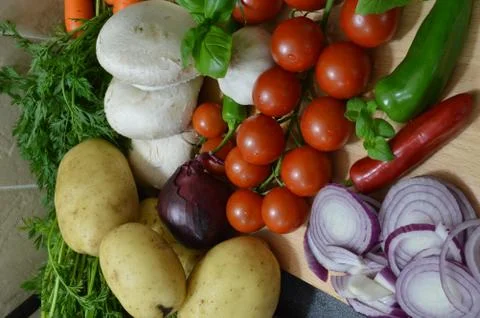 Fresh vegetables Stock Photos