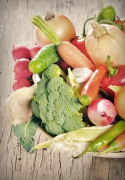 Fresh vegetables Stock Photos