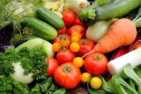 Fresh vegetables Stock Photos