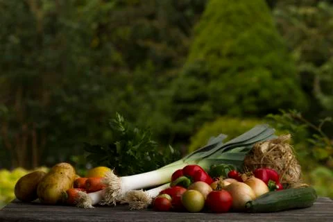 Fresh vegetables Stockfoto's