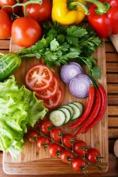 Fresh vegetables Stock Photos