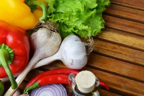 Fresh vegetables Stock Photos