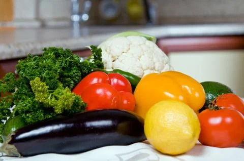 Fresh vegetables Stock Photos
