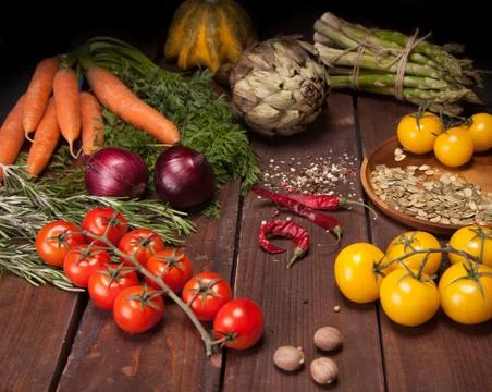 Fresh vegetables Stock Photos