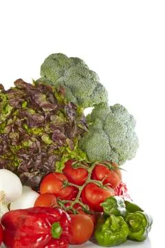 Fresh vegetables Stockfoto's