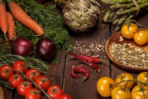 Fresh vegetables Stock Photos