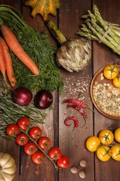 Fresh vegetables Stock Photos