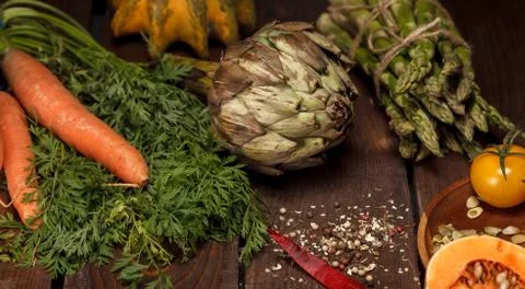 Fresh vegetables Stock Photos