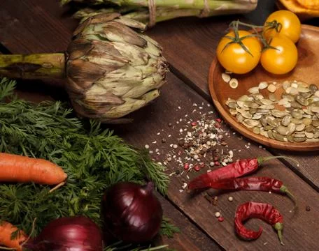 Fresh vegetables Stock Photos