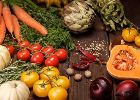 Fresh vegetables Stock Photos