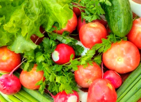 Fresh vegetables Stock Photos