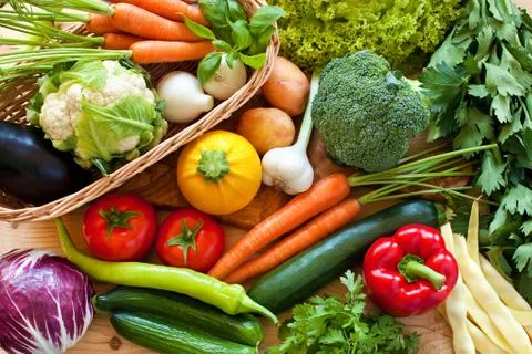 Fresh vegetables Stock Photos
