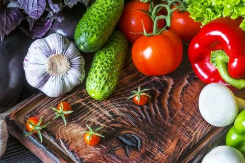 Fresh vegetables Stock Photos