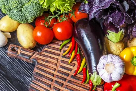 Fresh vegetables Stock Photos