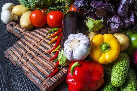 Fresh vegetables Stock Photos