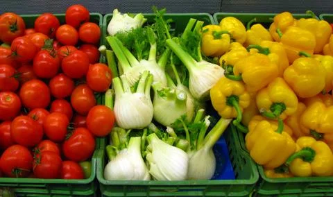 Fresh vegetables Fotos Stock