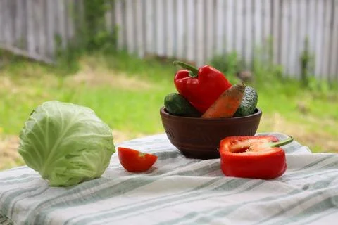 Fresh vegetables Stock Photos