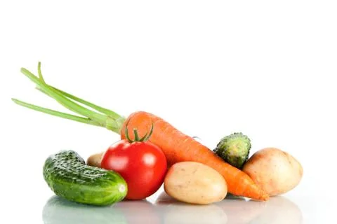 Fresh vegetables, studio shot Foto stock