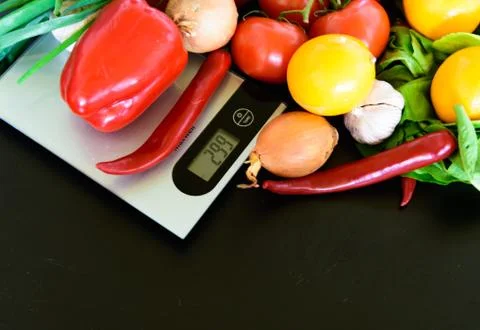 Fresh vegetables on the table Stock Photos
