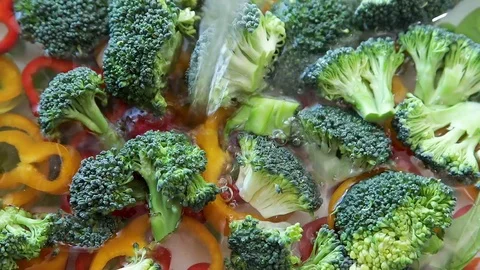 Fresh vegetables. View from above	 Stock Footage 127083041