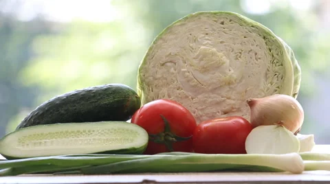 Fresh Vegetables,Counting money,counting a lot of one hundred dollar bills Stock Footage 51638853