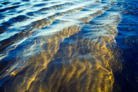 Fresh water background Stockfoto's