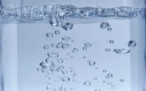 Fresh water bubbles Stock Photos
