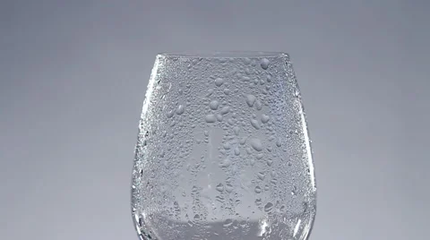 Fresh water pouring into glass Stock Footage