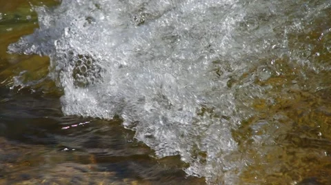 Fresh water in the river Stock Footage 50831140