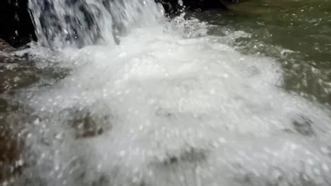 Fresh Water Stream Texture Stock Footage 329088018