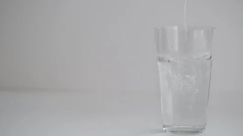 Fresh water on the white background Stock Footage 85626550