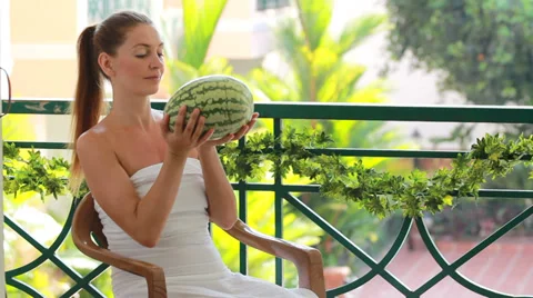 Fresh watermelon Video stock 39047806