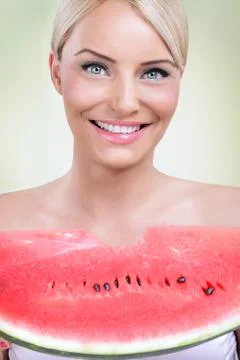 Fresh watermelon Stock Photos