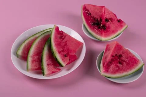 Fresh watermelon Stock Photos