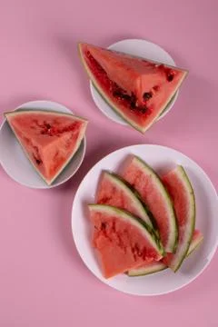 Fresh watermelon Stock Photos