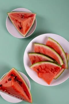 Fresh watermelon Stock Photos