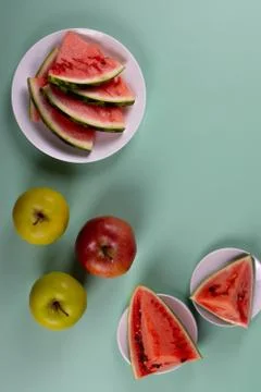 Fresh watermelon Stock Photos
