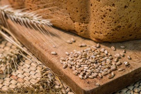 Fresh wheat bread Stock-Fotos