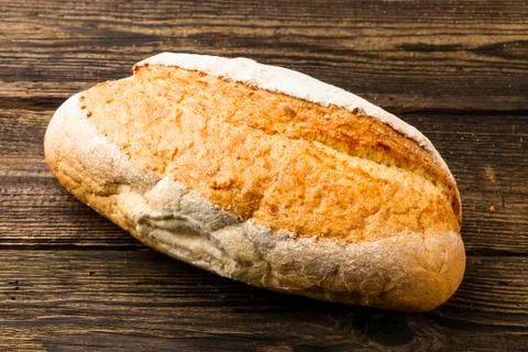 Fresh white bread Stock Photos