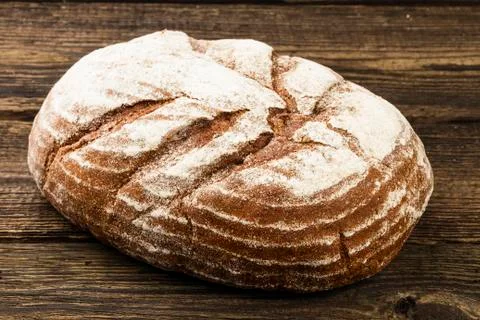 Fresh white bread Stock Photos
