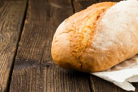 Fresh white bread Stock Photos
