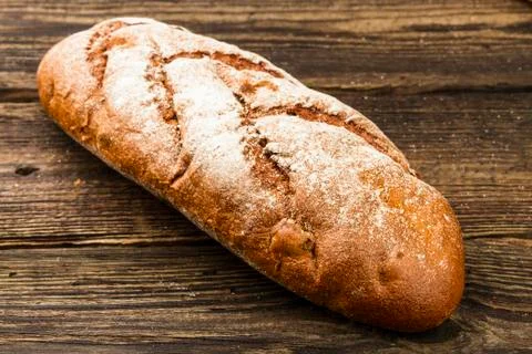 Fresh white bread Foto stock