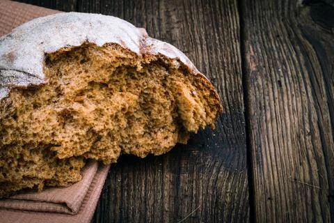 Fresh white bread Stock Photos