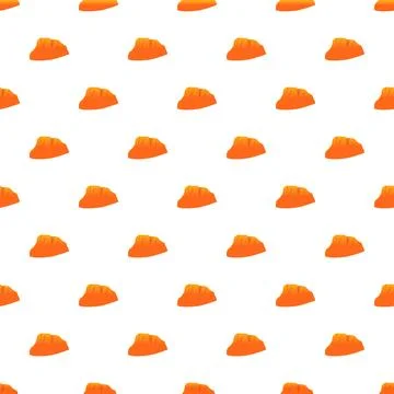 Fresh whole bread loaf bakery seamless pattern Stockillustratie
